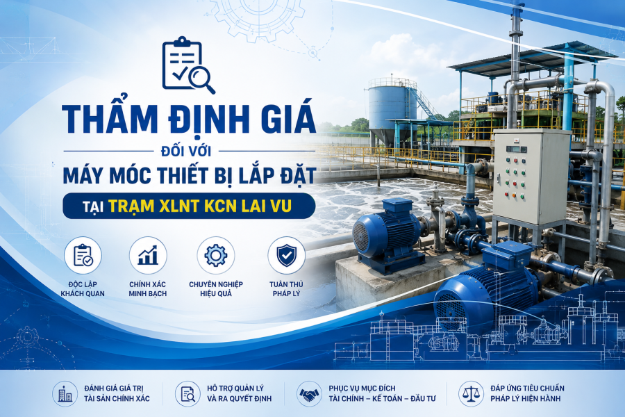 Thư mời quan tâm thẩm định giá đối với máy móc, thiết bị